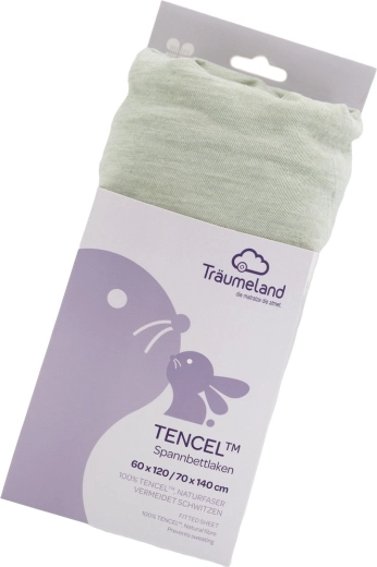 Träumeland napínacie prestieradlo Tencel uni desert sage