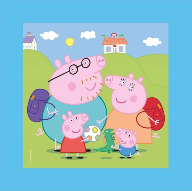 Puzzle s rámčekom PRASIATKO PEPPA 60 dielikov