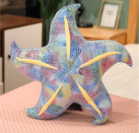 Plyšová hviezdica modrý vankúš 20 cm