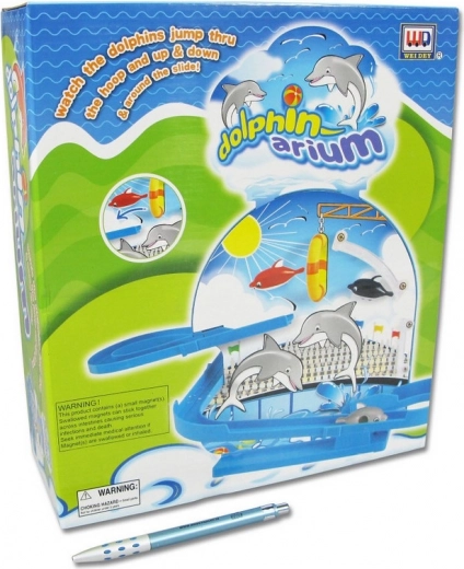 Hra s delfínmi na batérie