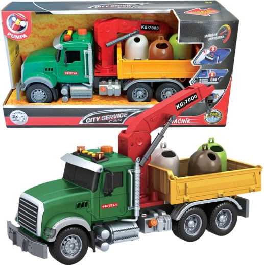 Mestské servisné vozidlo 1:12 – nákladné auto na triedený odpad