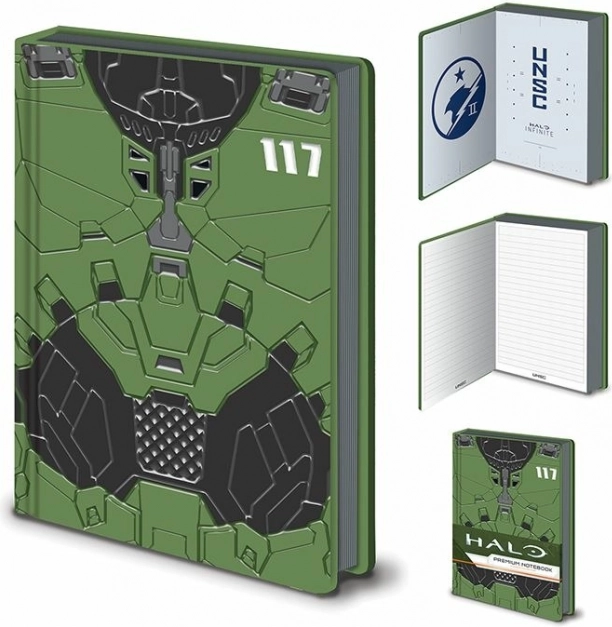 Prémiový linajkovaný blok A5 HALO