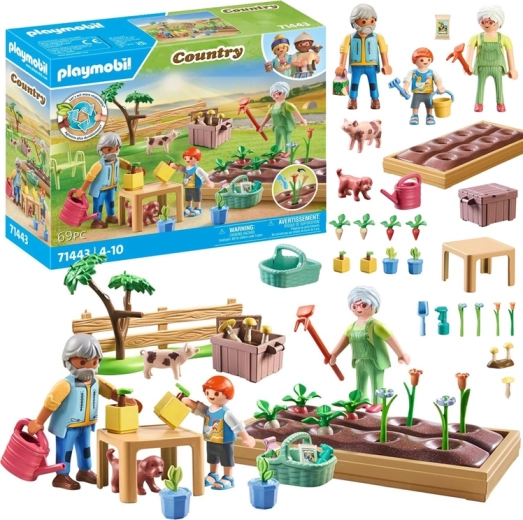 Playmobil Country Zeleninová záhradka u starých rodičov