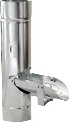 Klapka do odkvapu 100 mm z pozinkovanej ocele