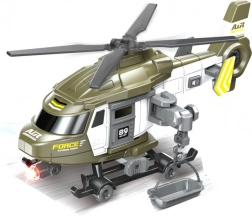 Policajná helikoptéra na zotrvačník s efektmi