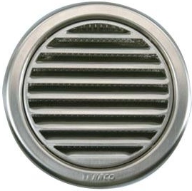 Vetracia mriežka so sieťovinou, priemer 150 mm, nerez