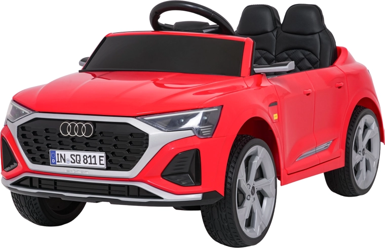 Detské elektrické auto Audi SQ8 červené s diaľkovým ovládaním