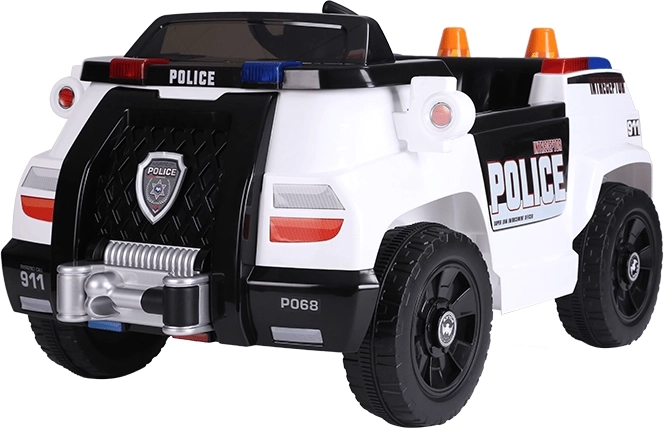 Detské elektrické policajné auto 12 V s diaľkovým ovládaním