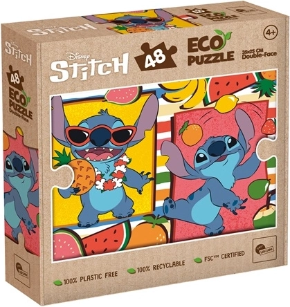 Lisciani obojstranné eko puzzle Stitch 48 dielikov