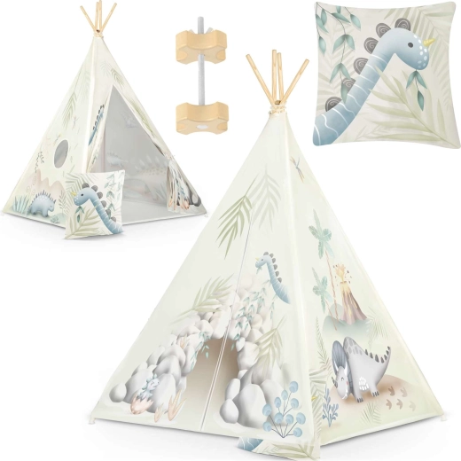 Detské teepee NUKIDO – dinosaury