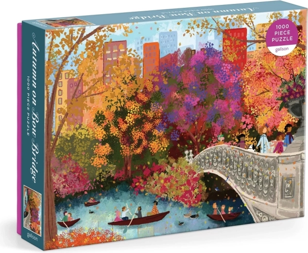 Galison puzzle Jeseň na moste Bow Bridge 1000 dielikov