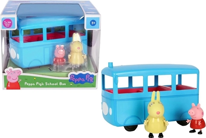 Peppa Pig školský autobus so zvukom s 2 figúrkami
