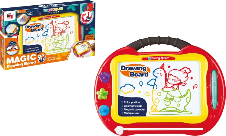 Magnetická kresliaca tabuľa stredná Magic farebná