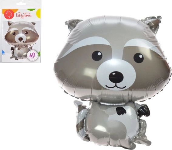Fóliový balónik mýval – lesné zvieratko, 60 cm