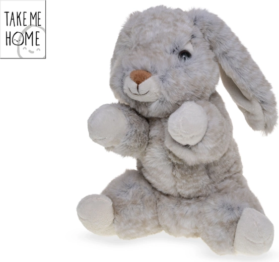 Sediaci plyšový zajačik Take Me Home 20 cm
