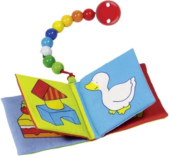 Heimess bavlnená šuštiaca knižka s pískatkom