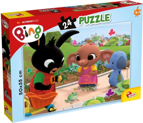 Puzzle BING žaba 24 dielikov