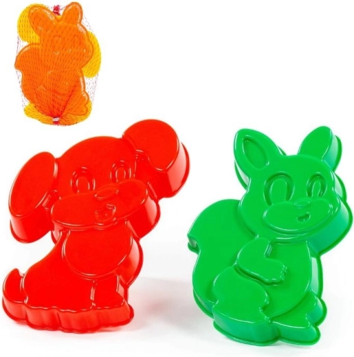 Formičky na piesok veverička a psík