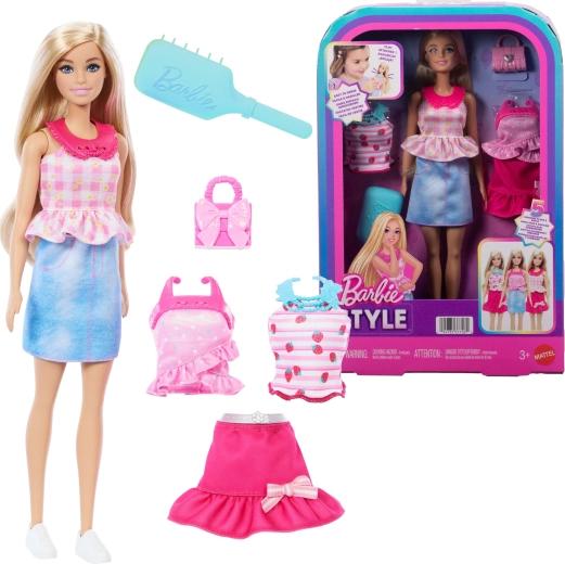 Mattel Barbie Style módna bábika so sadou oblečenia a doplnkov
