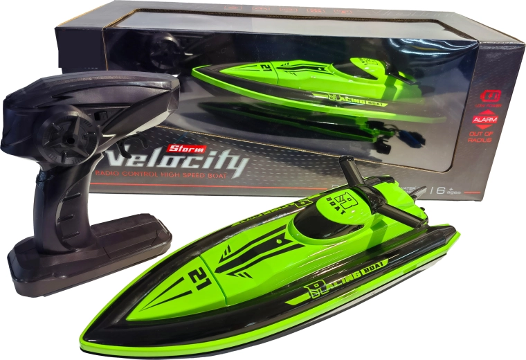 RC pretekársky čln High Speed 1:16 zeleno-čierny Velocity 21
