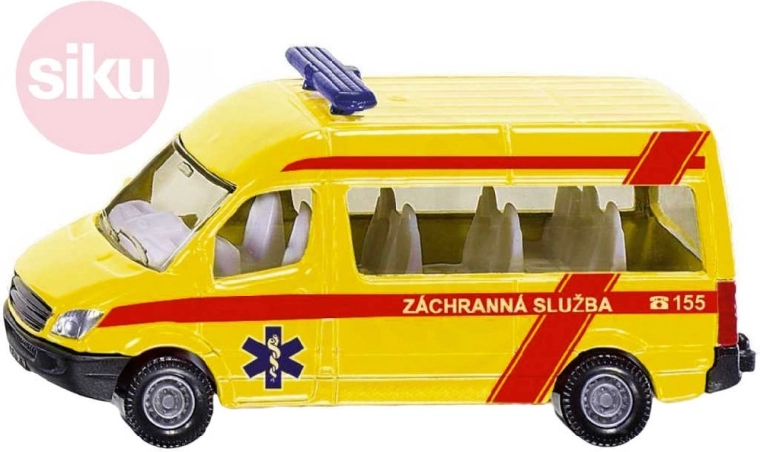 Siku Mercedes-Benz Sprinter záchranná služba ČR - 1 kus