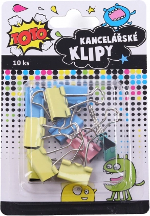 Kancelárske svorky 19 mm, sada 10 ks