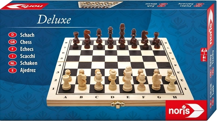 Noris drevené šachy deluxe