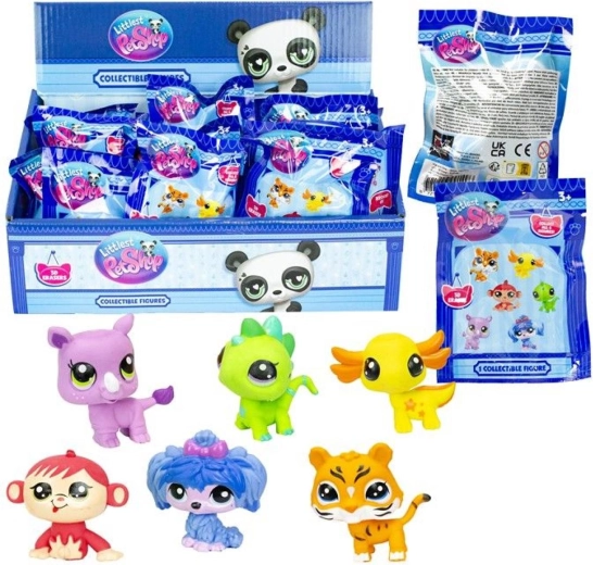 Figúrka Littlest Pet Shop – gumovacia, mix druhov vo vrecúšku