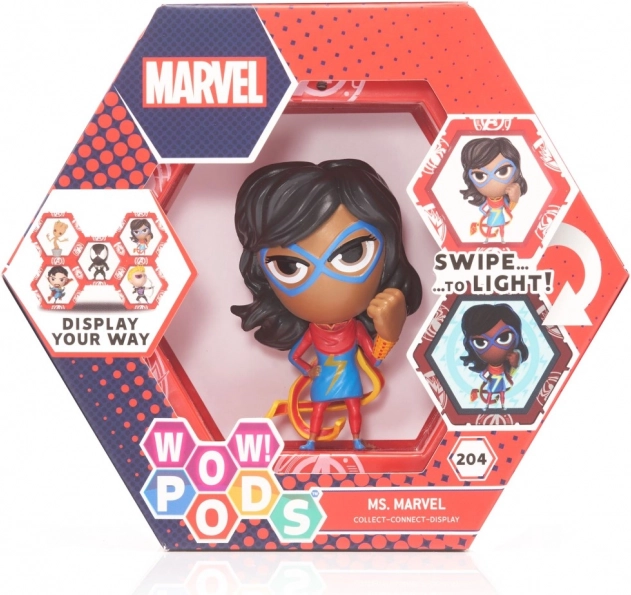 WOW PODS Marvel – Kapitánka Marvel svietiaca zberateľská figúrka