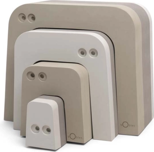 bObles Mravenisko sand grey – senzorická balančná hračka