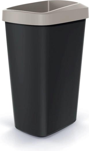 Odpadkový kôš Compacta Q Drop 45 l svetlohnedý