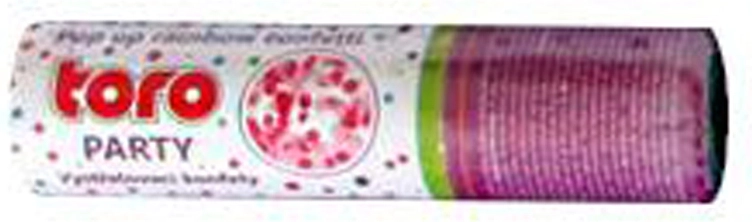 Vystreľovacie dúhové konfety 15 cm