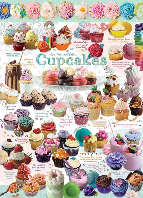 Puzzle COBBLE HILL čas na cupcake 1000 dielikov