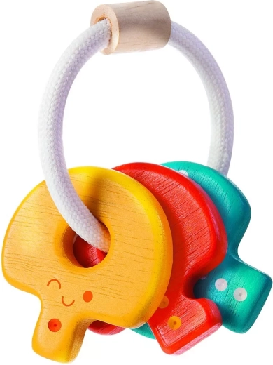 Plan Toys hrkálka s kľúčmi