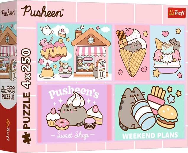 Puzzle Pusheen – zoznámte sa s PUSHEEN 4×250 dielikov