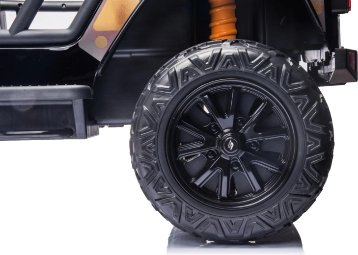 Detské elektrické auto Jeep Monster 24V, čierne