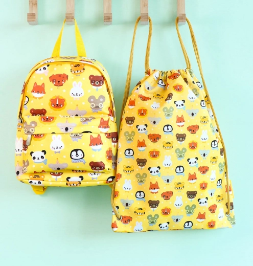 Detský športový vak na chrbát A Little Lovely Company zvierací kamaráti