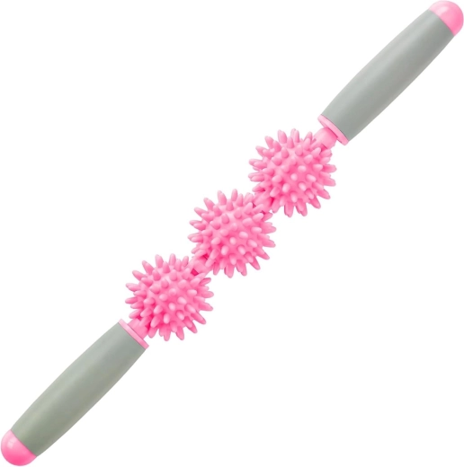 Merco masážna rehabilitačná tyč roller stick triple 40 cm ružová - 1 kus
