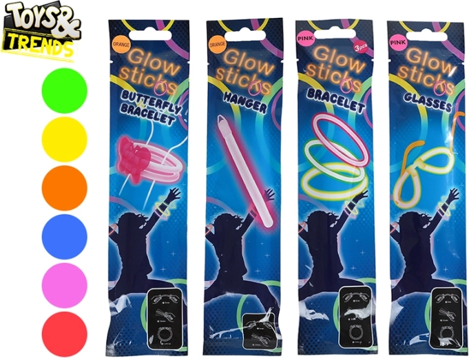 Svietiace tyčinky a doplnky Toys&Trends na párty