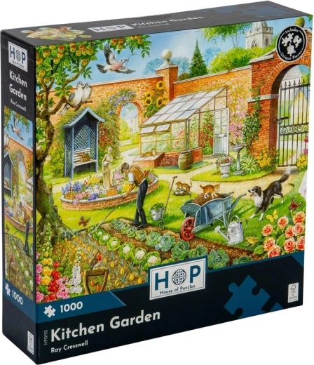 House of Puzzles Puzzle Práca v záhrade 1000 dielikov