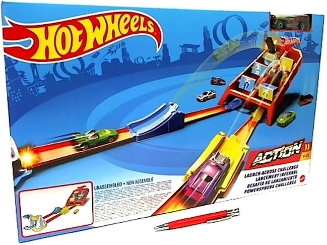Hot Wheels skok do cieľa herný set