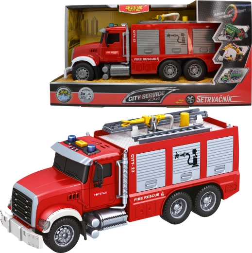 City Service hasičské vozidlo 1:14 so zvukmi, svetlami a striekaním vody