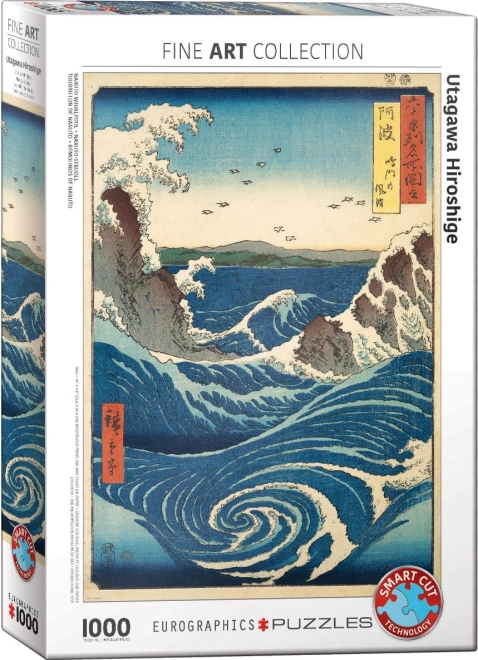 Eurographics Puzzle Utagawa Hiroshige: Naruto vlny 1000 dielikov