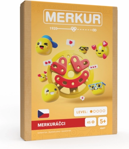 Merkur Mini Merkuráčci – stavebnica, 45 dielikov