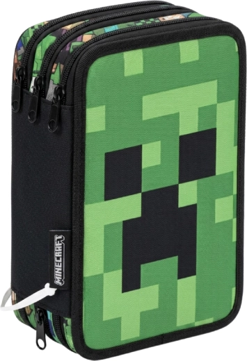 Trojakomorový peračník s výbavou Minecraft Creeper
