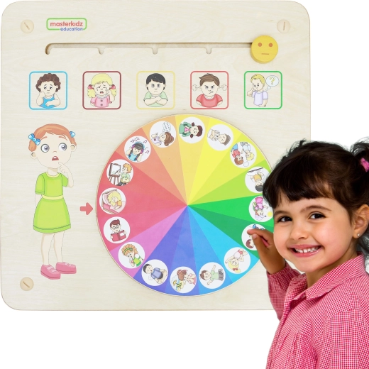 Masterkidz vzdelávacia tabuľa na prácu s emóciami Montessori