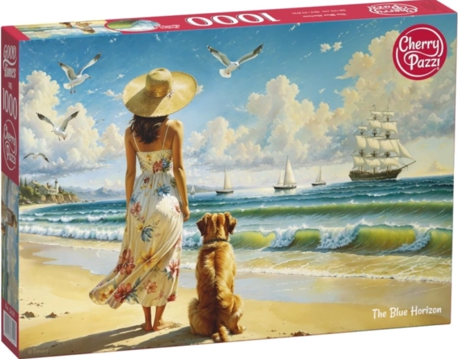Cherry Pazzi puzzle Modrý horizont 1000 dielikov