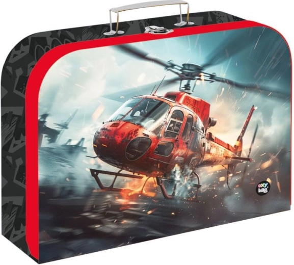 Detský laminovaný kufrík Hasiči 34 cm