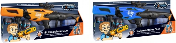 Pištoľ na penové loptičky Power Popper 52 cm so zásobou loptičiek