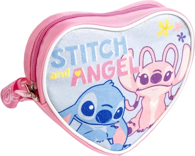 Detská kabelka Disney Stitch v tvare srdca cez rameno